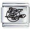 Boy  Flying  Laser Italian Charm