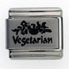 Laser Vegetarian Italian Charm