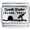 South Padre Texas Laser Italian Charm