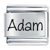 Name Adam Laser Italian Charm