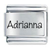 Name Adrianna Laser Italian Charm