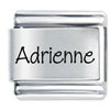 Name Adrienne Laser Italian Charm