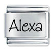 Name  Alexa  Laser Italian Charm