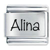 Name Alina Laser Italian Charm