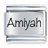  Name  Amiyah Laser Italian Charm