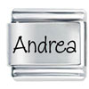 Name Andrea Laser Italian Charm