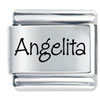 Name Angelita Laser Italian Charm