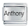 Name Anthony Laser Italian Charm