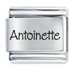 Name Antoinette Laser Italian Charm