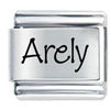 Name Arely Laser Italian Charm