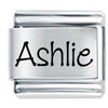 Name Ashlie Laser Italian Charm
