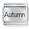 Name Autumn Laser Italian Charm