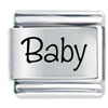 Name Baby Laser Italian Charm