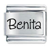 Name Benita Laser Italian Charm
