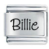 Name Billie Laser Italian Charm