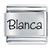Name Blanca Laser Italian Charm