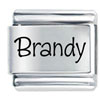 Name Brandy Laser Italian Charm