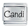 Name Candi Laser Italian Charm