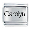 Name Carolyn Laser Italian Charm