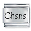 Name Chana Italian Charms