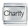 Name Charity Italian Charms