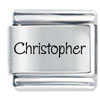 Name Christopher Laser Italian Charm