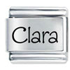 Name Clara Laser Italian Charm