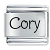 Name Cory Laser Italian Charm
