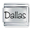 Name Dallas Laser Italian Charm