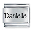 Name Danielle Laser Italian Charm
