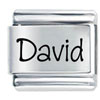 Name David Laser Italian Charm