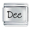 Name Dee Laser Italian Charm