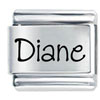 Name Diane Laser Italian Charm