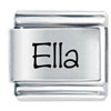 Name Ella Laser Italian Charm