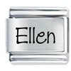 Name Ellen Laser Italian Charm
