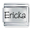 Name Ericka Laser Italian Charm