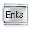 Name Erika Laser Italian Charm