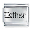 Name Esther Laser Italian Charm