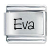 Name Eva Laser Italian Charm