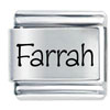  Name  Farrah Laser Italian Charm