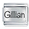 Name Gillian Laser Italian Charm