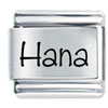 Name Hana Laser Italian Charm