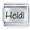 Name Heidi Laser Italian Charm