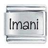 Name Imani Laser Italian Charm