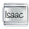 Name Isaac Laser Italian Charm