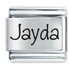 Name Jayda Laser Italian Charm