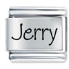 Name Jerry Laser Italian Charm
