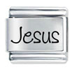Name Jesus Laser Italian Charm