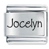 Name Jocelyn Laser Italian Charm
