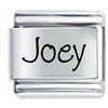 Name Joey Laser Italian Charm